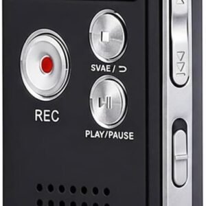 Glaais 16GB Voice Activated Recorder, HD Audio Recorder – Ideal for Business Meetings, Student Lectures, Interviews & Notes
